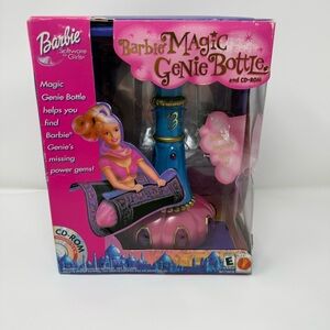 Vintage Barbie Magic Genie Bottle CD-ROM Interactive Toy 2000